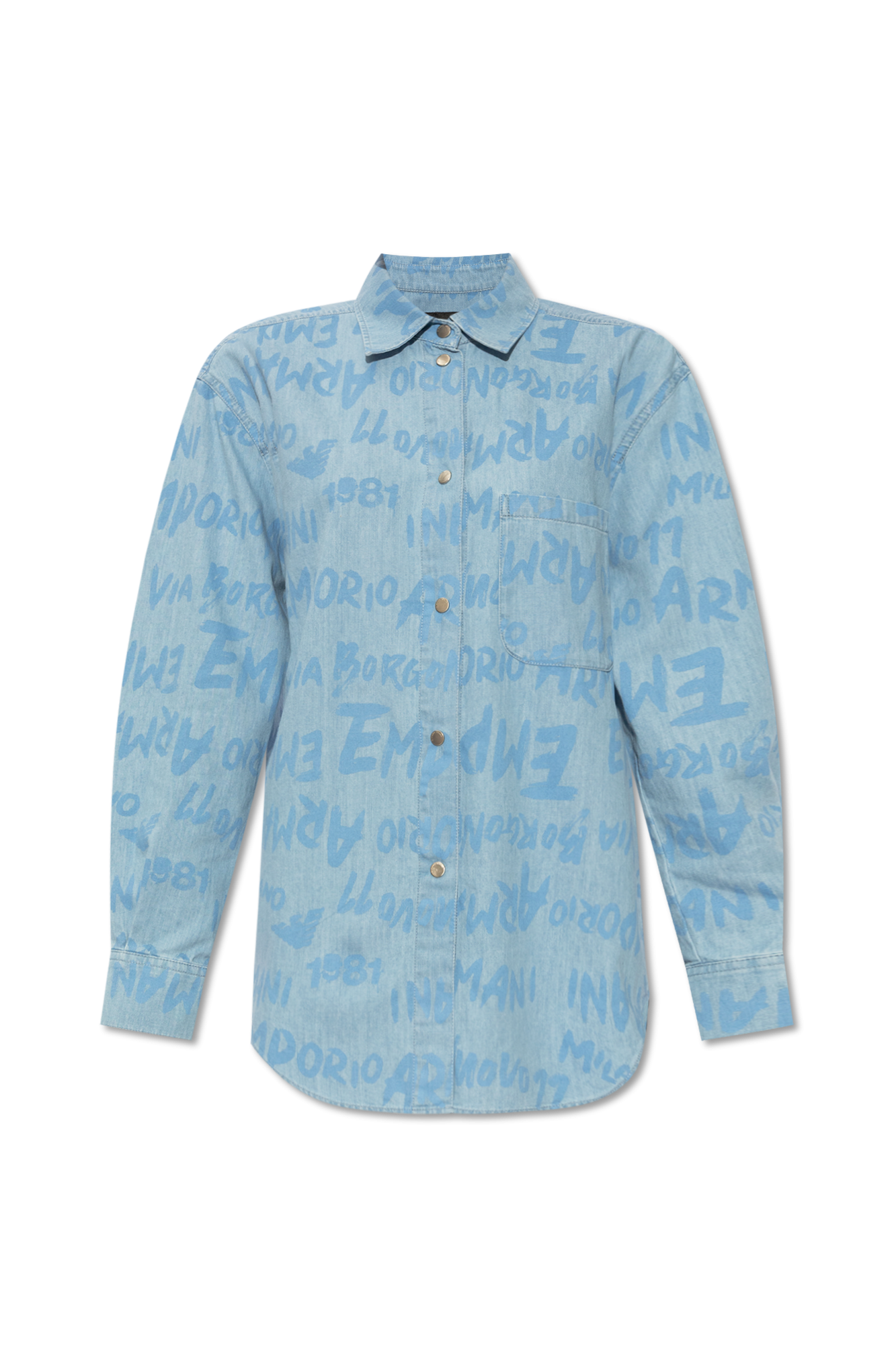 SchaferandweinerShops | Emporio A-line armani Denim shirt by